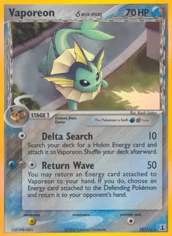 Vaporeon δ 18/113 Delta Species