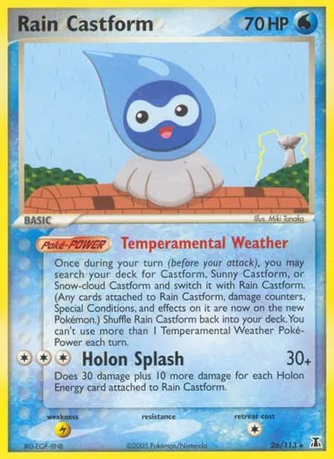 Rain Castform 26/113 Delta Species