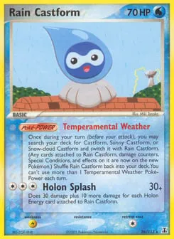 Rain Castform 26/113 Delta Species