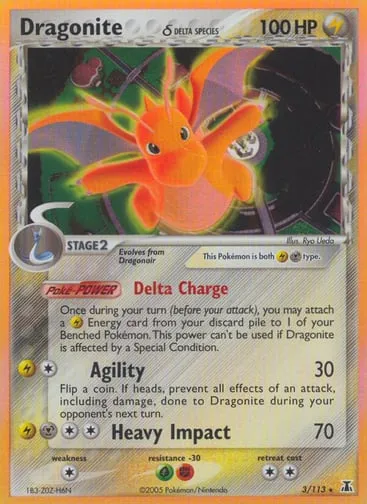 Dragonite δ 3/113 Delta Species
