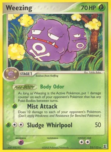 Weezing 33/113 Delta Species