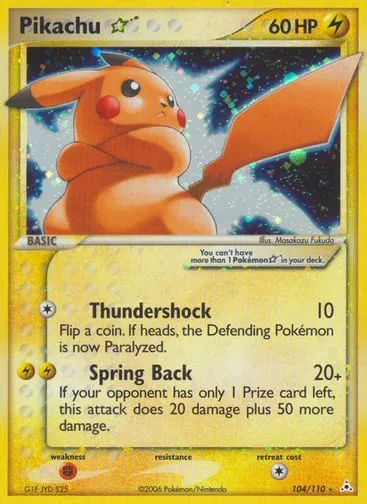 Pikachu ☆ 104/110 Holon Phantoms