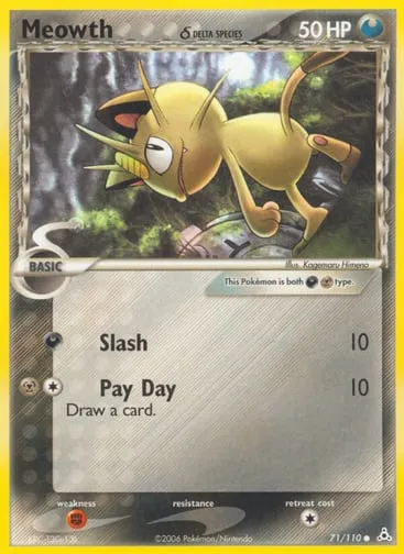 Meowth δ 71/110 Holon Phantoms