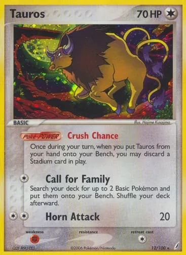 Tauros 12/100 Crystal Guardians