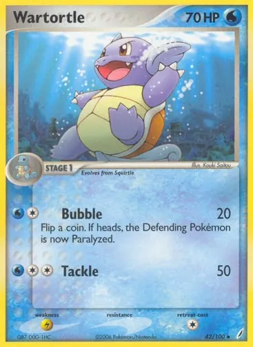 Wartortle 42/100 Crystal Guardians