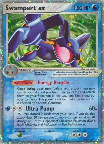 Swampert ex 98/100 Crystal Guardians