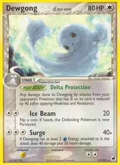 Dewgong δ 15/101 Dragon Frontiers