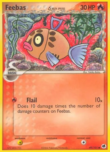 Feebas δ 49/101 Dragon Frontiers