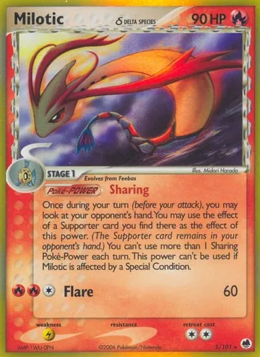 Milotic δ 5/101 Dragon Frontiers