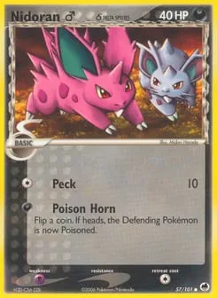 Nidoran ♂ δ 57/101 Dragon Frontiers