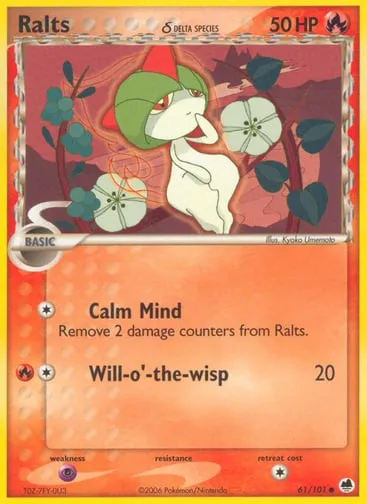 Ralts δ 61/101 Dragon Frontiers