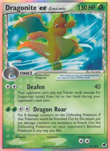 Dragonite ex δ 91/101 Dragon Frontiers