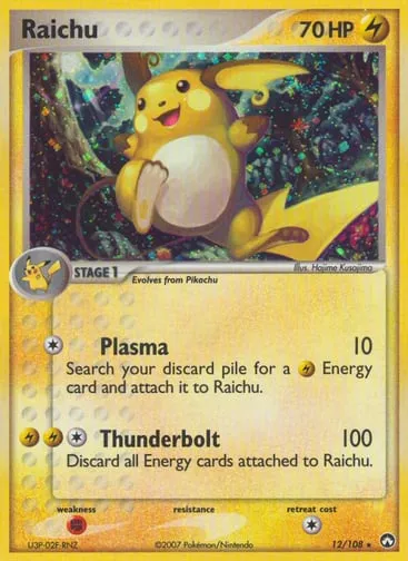 Raichu 12/108 Power Keepers