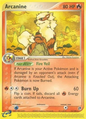 Arcanine 15/100 Sandstorm