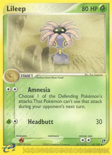 Lileep 43/100 Sandstorm