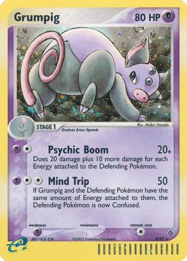 Grumpig 6/97 Dragon