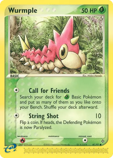 Wurmple 81/97 Dragon