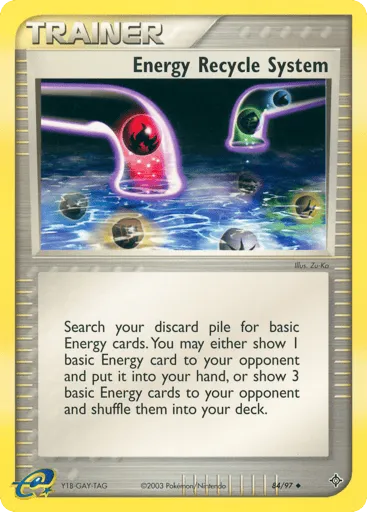 Energy Recycle System 84/97 Dragon