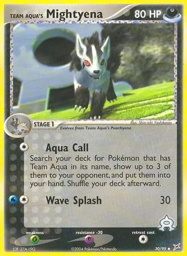 Team Aqua's Mightyena 30/95 Team Magma vs Team Aqua
