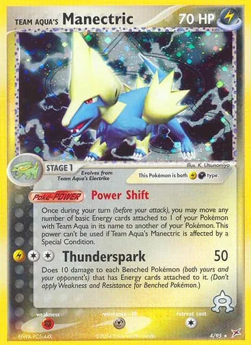 Team Aqua's Manectric 4/95 Team Magma vs Team Aqua