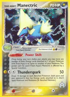 Team Aqua's Manectric 4/95 Team Magma vs Team Aqua