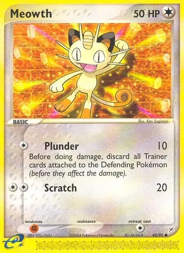Meowth 42/95 Team Magma vs Team Aqua