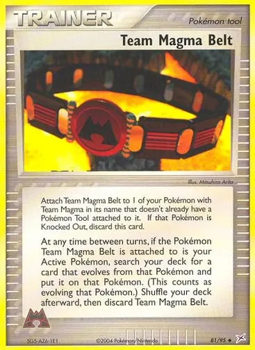 Team Magma Belt 81/95 Team Magma vs Team Aqua