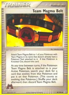 Team Magma Belt 81/95 Team Magma vs Team Aqua