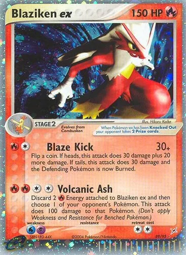 Blaziken ex 89/95 Team Magma vs Team Aqua