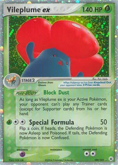 Vileplume ex 100/101 Hidden Legends