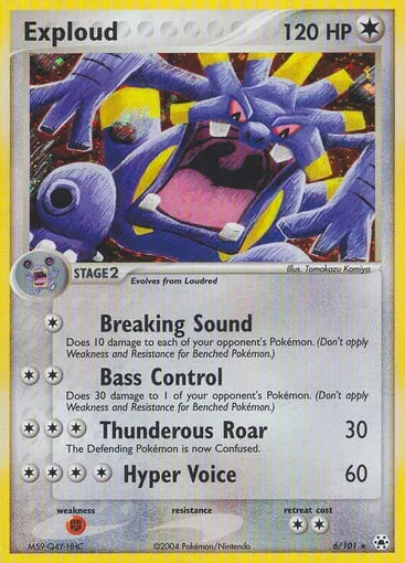Exploud 6/101 Hidden Legends