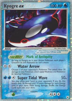 Kyogre ex 94/101 Hidden Legends