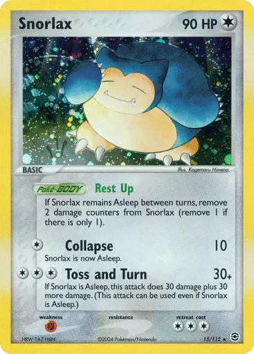 Snorlax 15/112 FireRed & LeafGreen