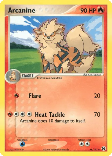Arcanine 18/112 FireRed & LeafGreen