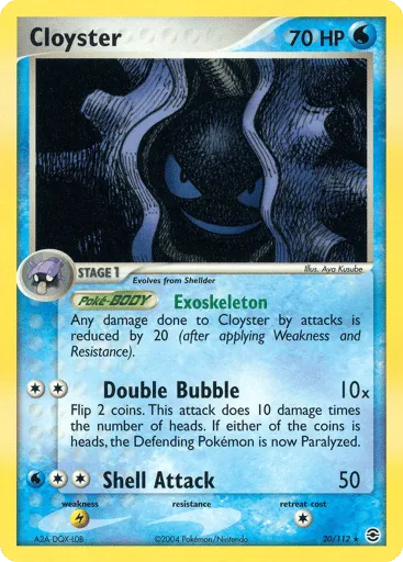 Cloyster 20/112 FireRed & LeafGreen