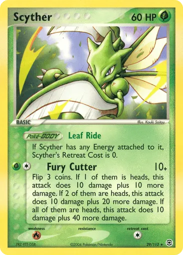 Scyther 29/112 FireRed & LeafGreen
