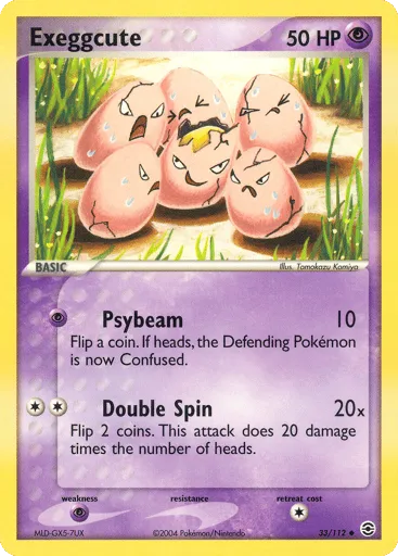 Exeggcute 33/112 FireRed & LeafGreen
