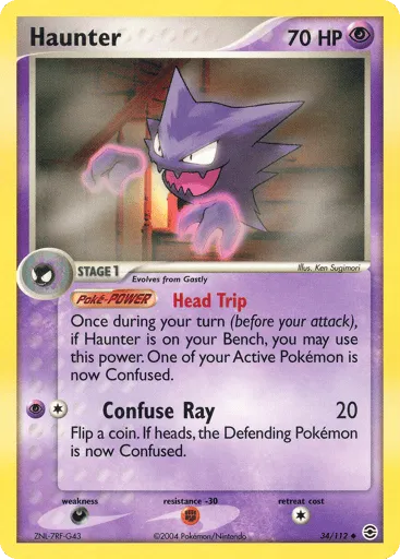Haunter 34/112 FireRed & LeafGreen