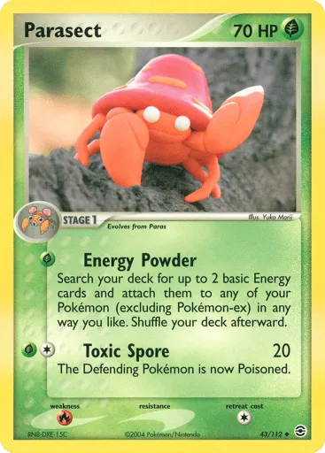 Parasect 43/112 FireRed & LeafGreen