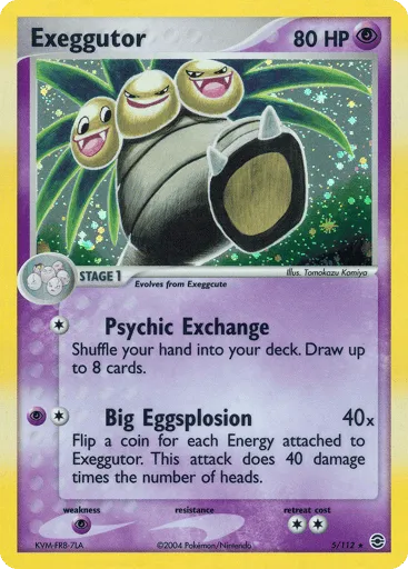Exeggutor 5/112 FireRed & LeafGreen