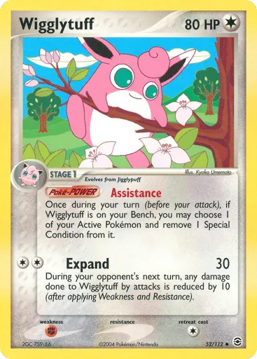 Wigglytuff 52/112 FireRed & LeafGreen