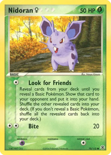 Nidoran ♀ 70/112 FireRed & LeafGreen