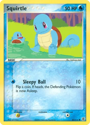 Squirtle 82/112 FireRed & LeafGreen