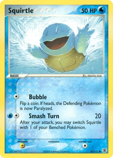Squirtle 83/112 FireRed & LeafGreen