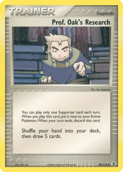 Prof. Oak's Research 98/112 FireRed & LeafGreen