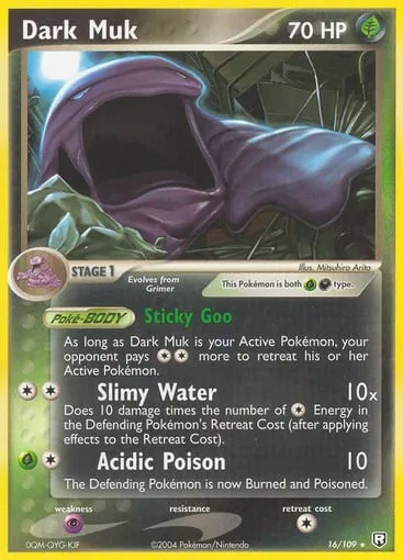Dark Muk 16/109 Team Rocket Returns