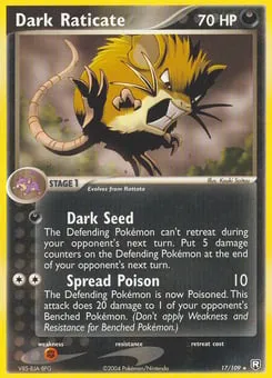 Dark Raticate 17/109 Team Rocket Returns