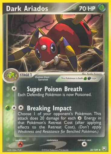 Dark Ariados 30/109 Team Rocket Returns