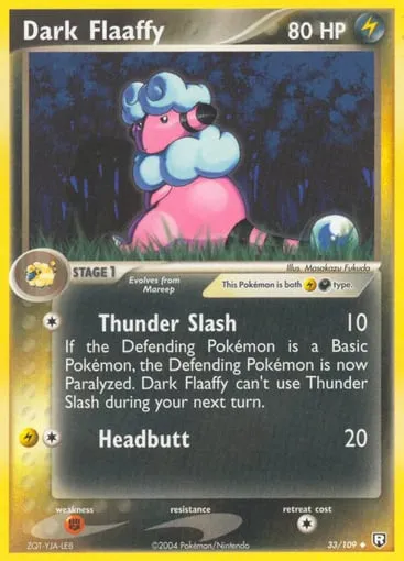 Dark Flaaffy 33/109 Team Rocket Returns