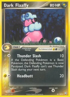 Dark Flaaffy 33/109 Team Rocket Returns